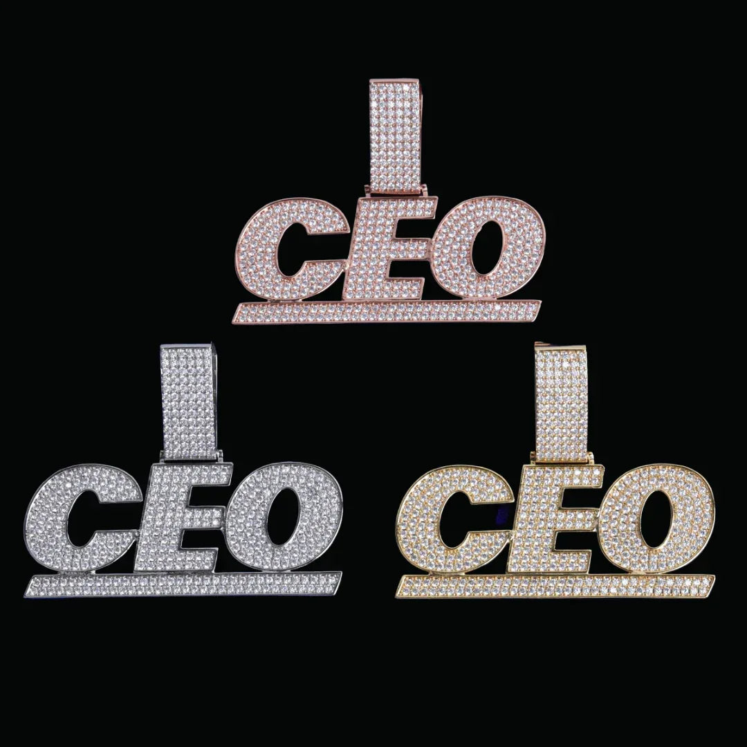 Lined Iced Out Personalized Custom Name Necklace Pendant - Luxury Custom Jewelry - CaratixJewelry